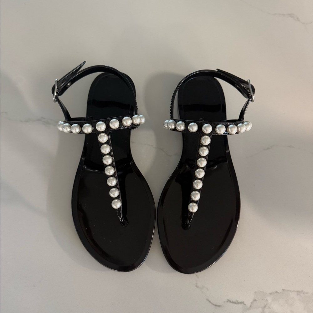 Stuart Weitzman Goldie Jelly Sandals
